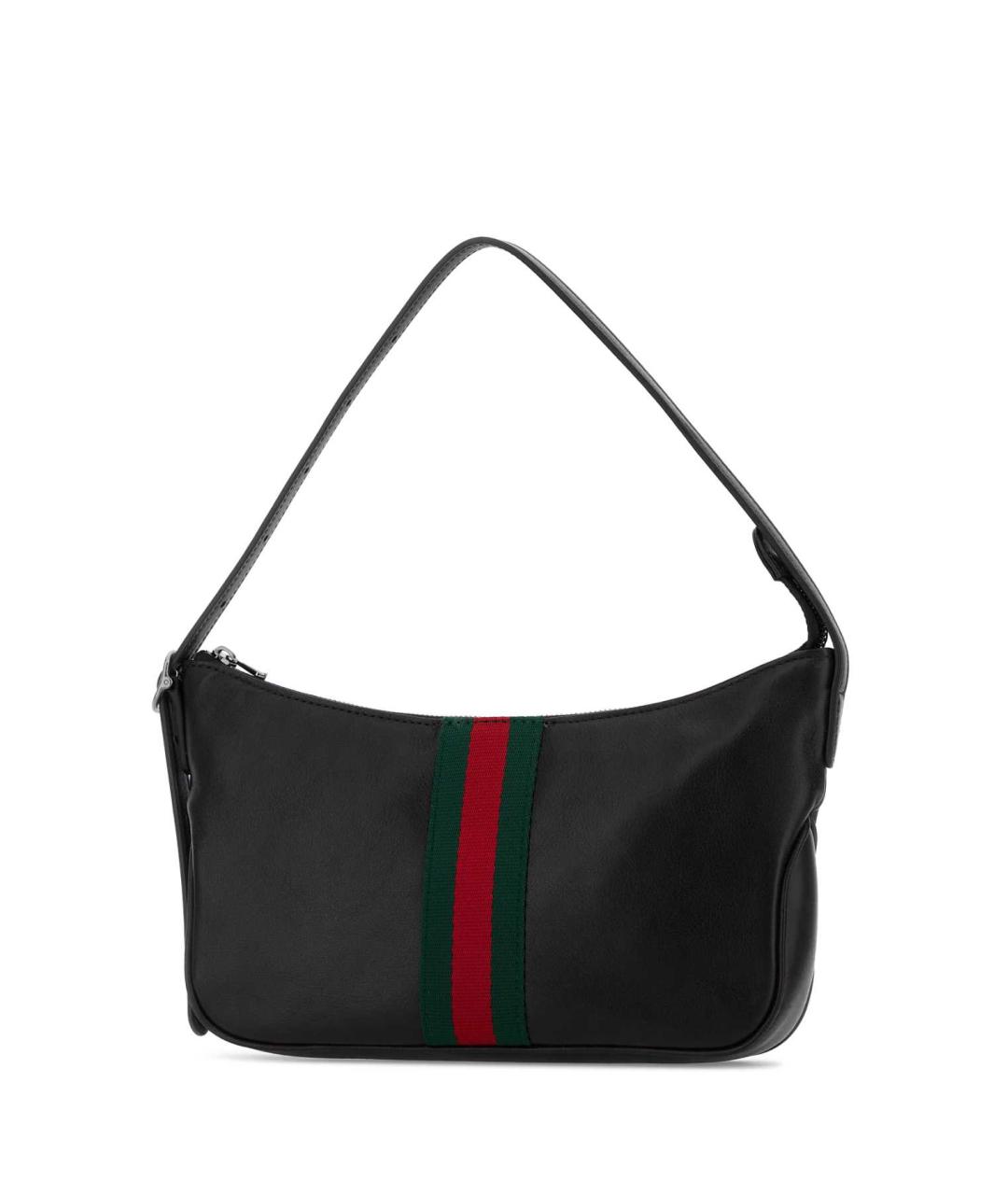 GUCCI Черная кожаная сумка на плечо, фото 2