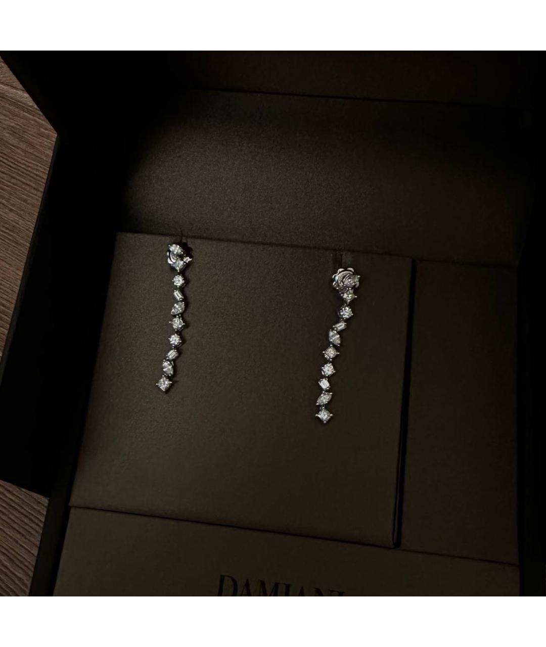 DAMIANI Серебряные серьги из белого золота, фото 4