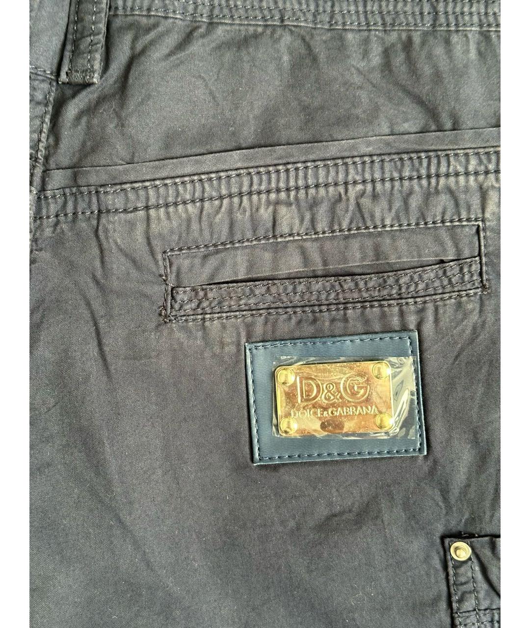 DOLCE & GABBANA KIDS Темно-синие хлопковые детские джинсы, фото 3