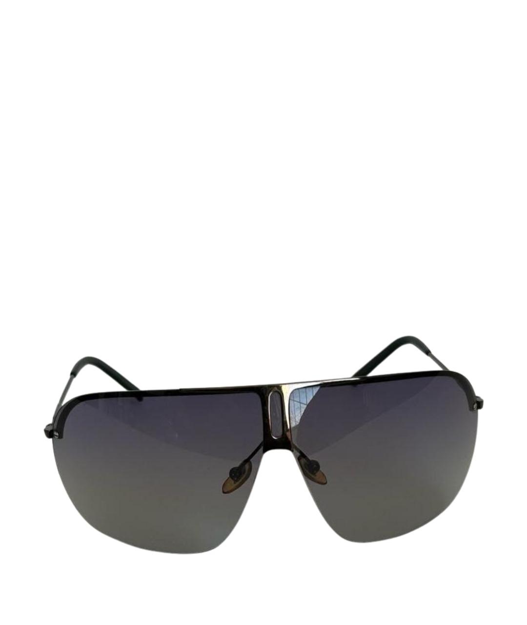 YVES SAINT LAURENT BEAUTY Черные металлические солнцезащитные очки, фото 1