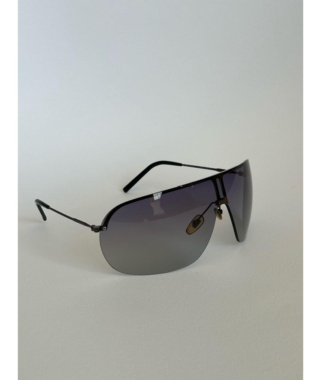 YVES SAINT LAURENT BEAUTY Черные металлические солнцезащитные очки, фото 2