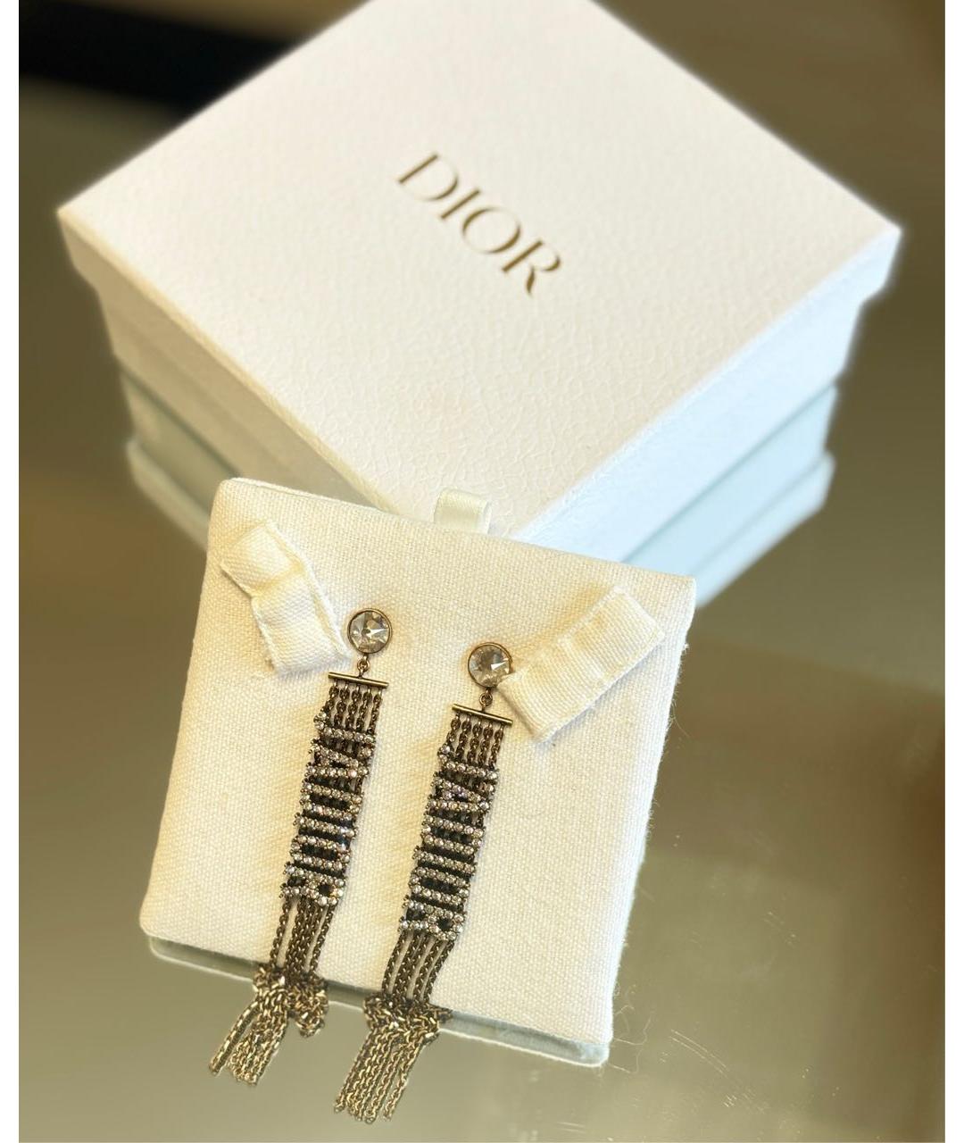 CHRISTIAN DIOR Золотые серьги, фото 7