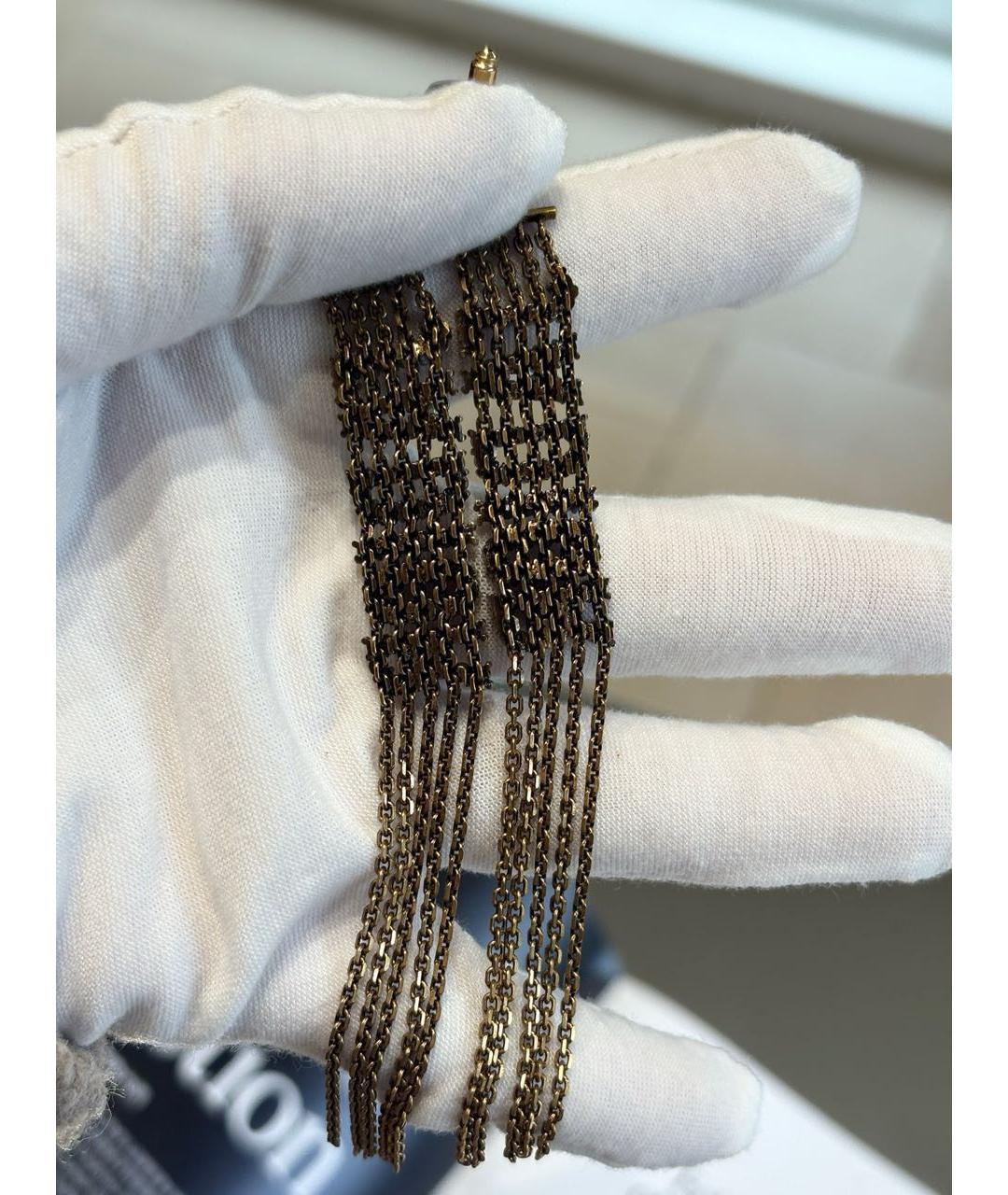 CHRISTIAN DIOR Золотые серьги, фото 6