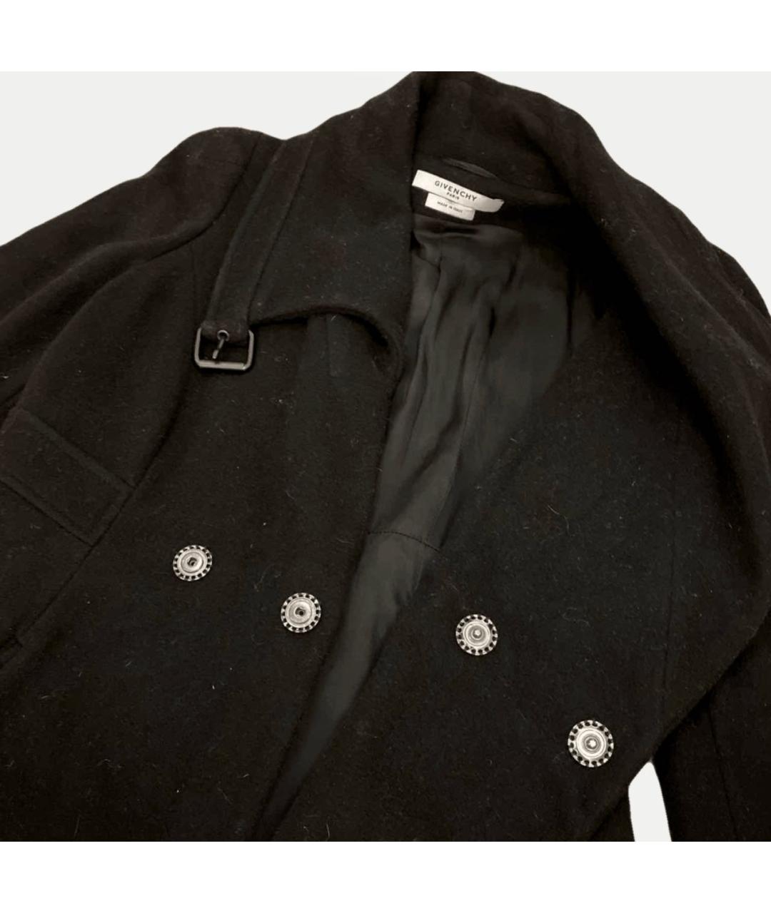 GIVENCHY Черное вискозное пальто, фото 3