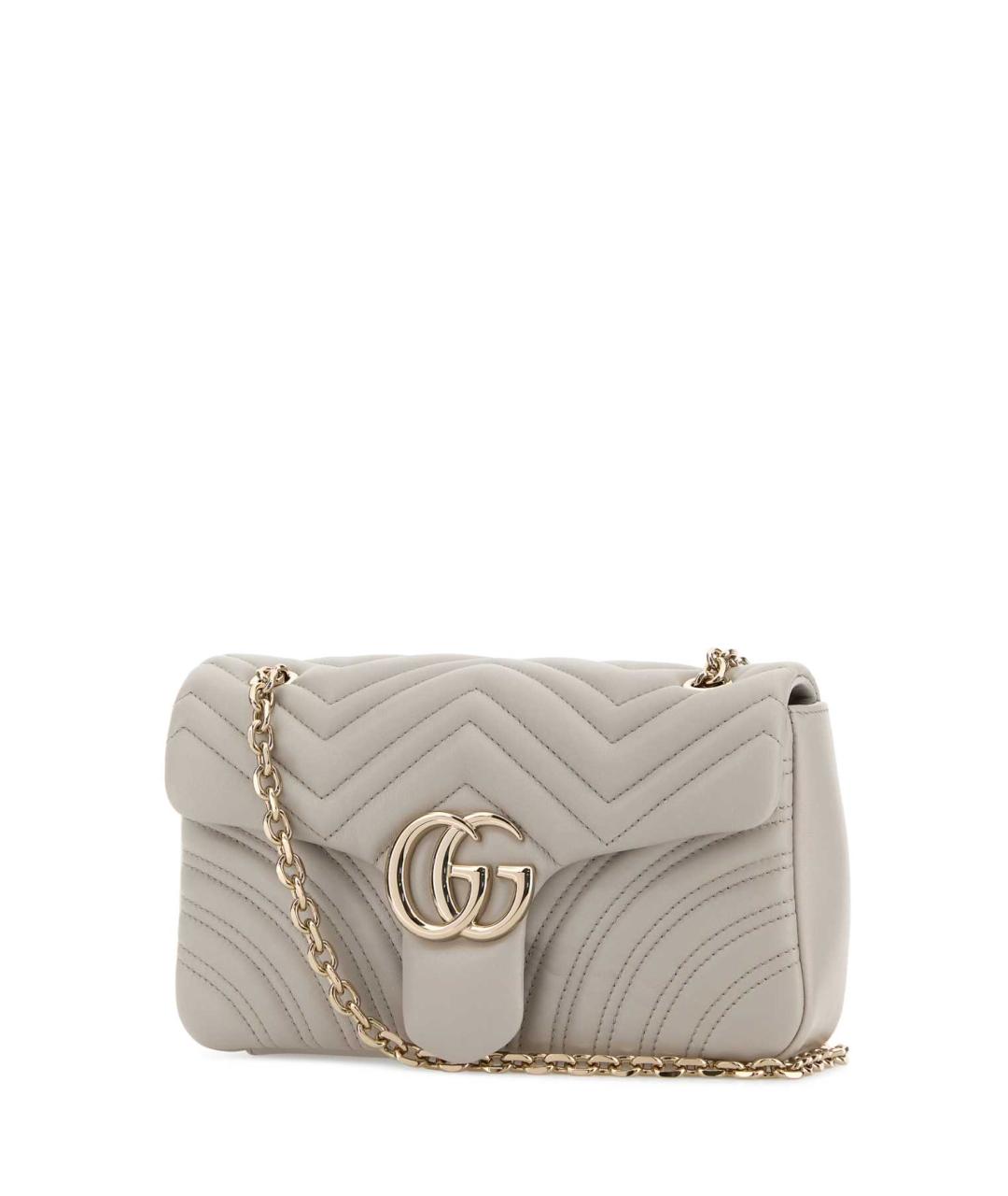 GUCCI Белая кожаная сумка через плечо, фото 2