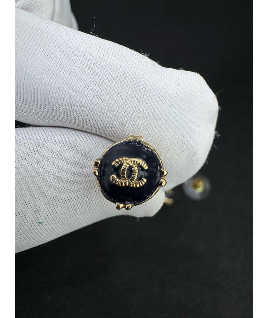 CHANEL Золотые серьги, фото 5