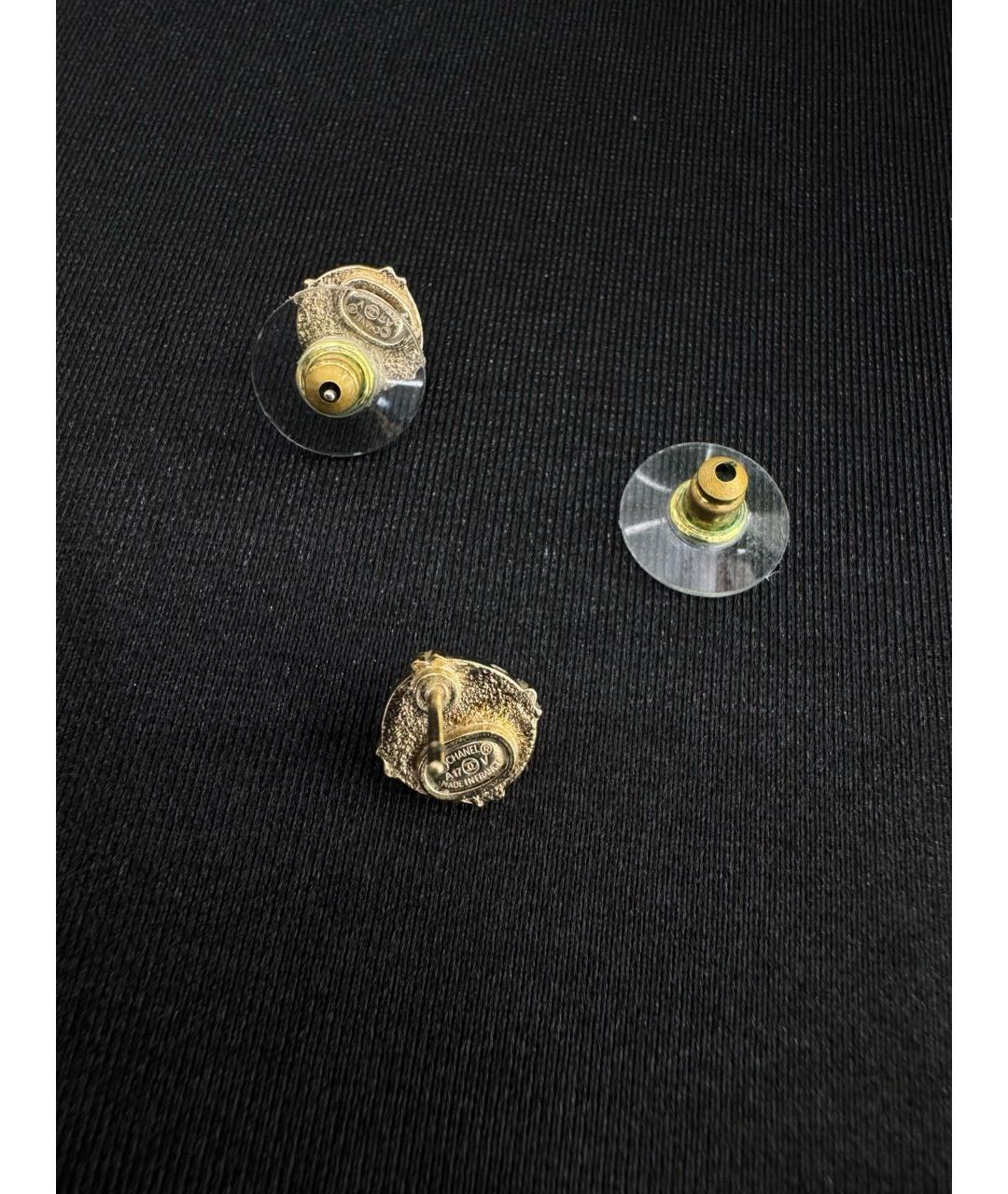 CHANEL Золотые серьги, фото 3
