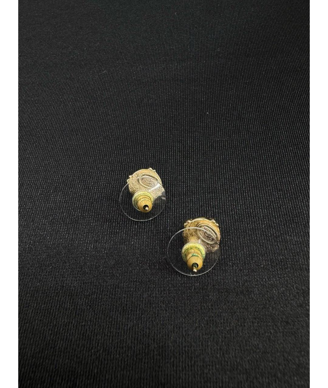 CHANEL Золотые серьги, фото 2