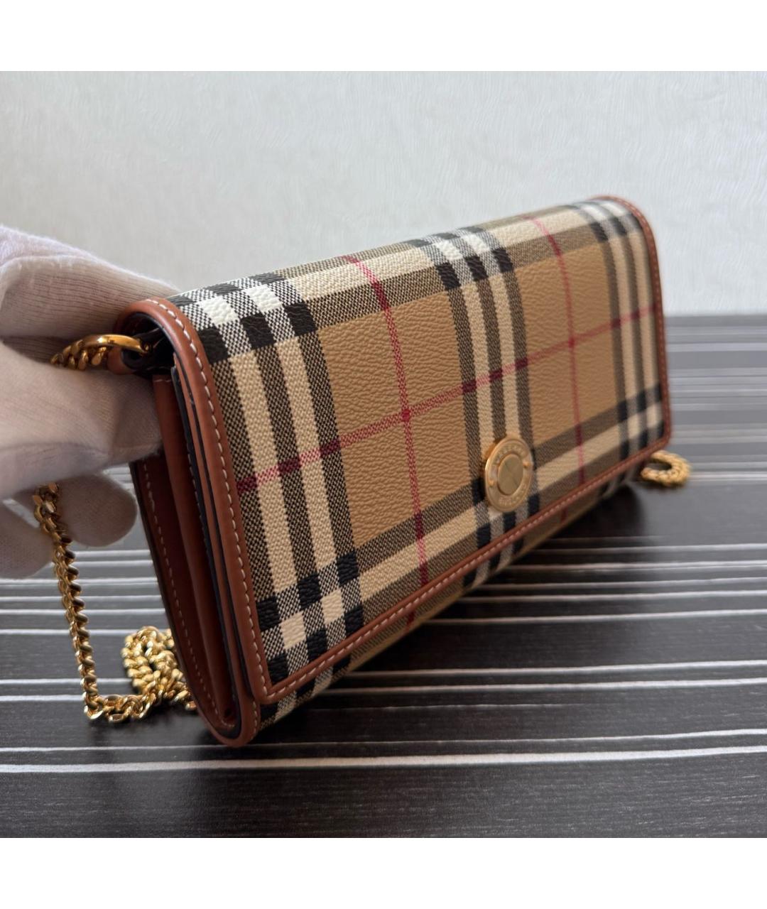 BURBERRY Коричневый кошелек, фото 2