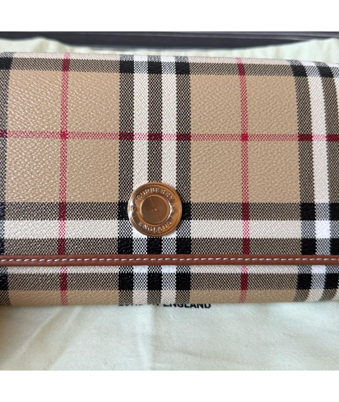 BURBERRY Коричневый кошелек, фото 8