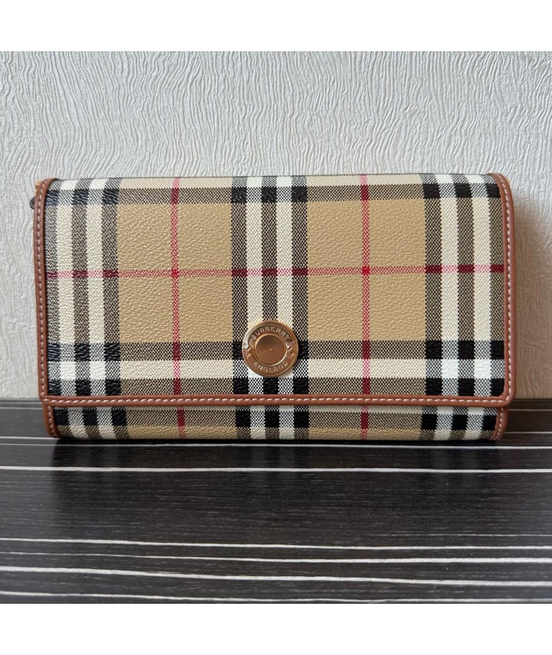 BURBERRY Коричневый кошелек, фото 9