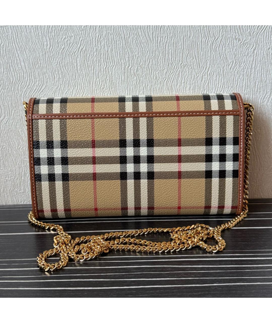 BURBERRY Коричневый кошелек, фото 4