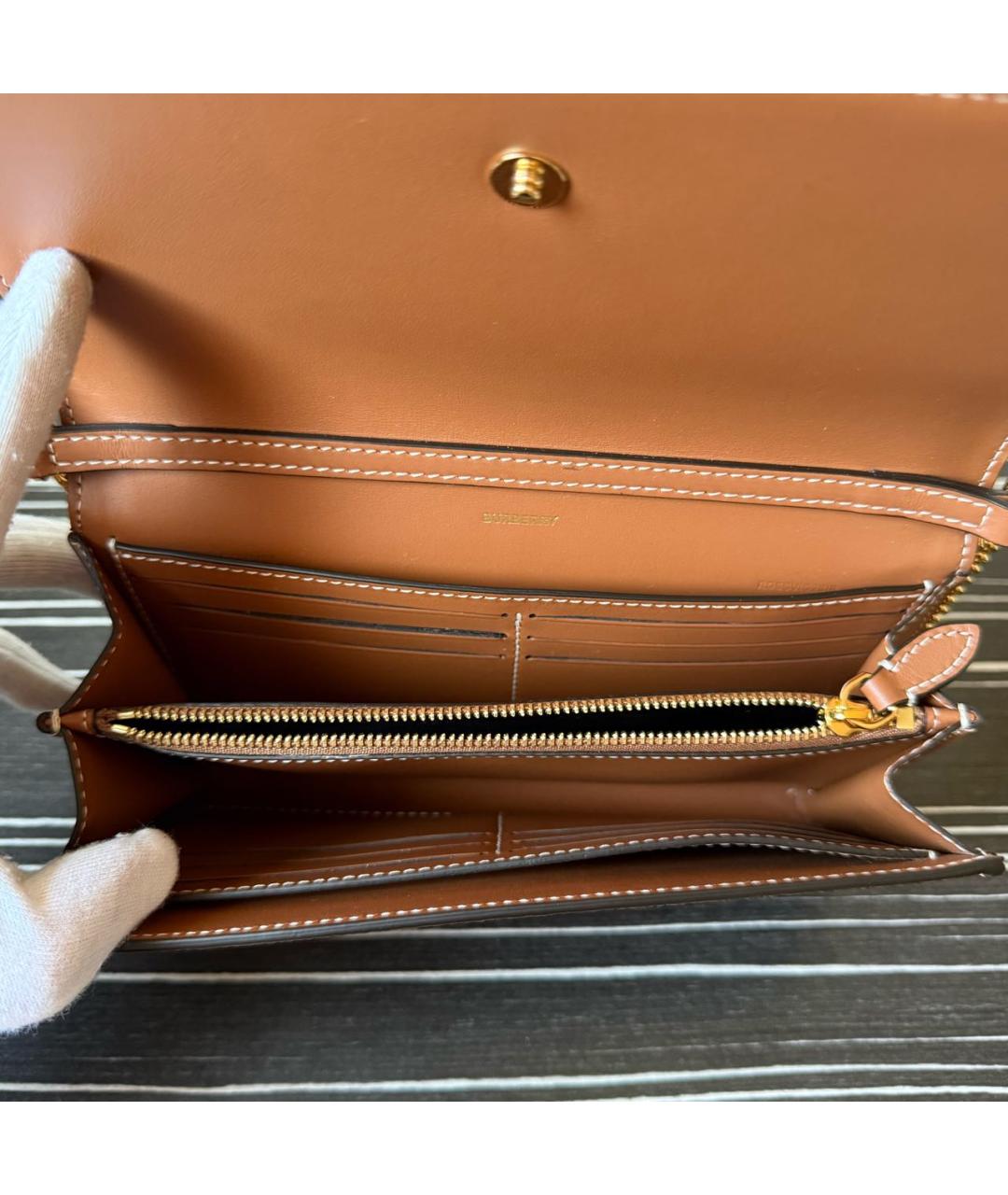BURBERRY Коричневый кошелек, фото 6