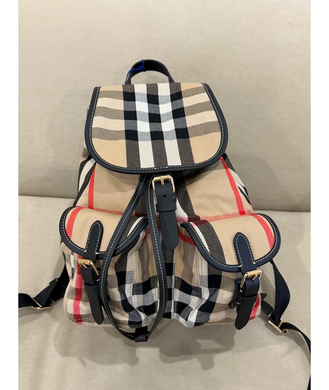 BURBERRY Бежевый рюкзак, фото 7