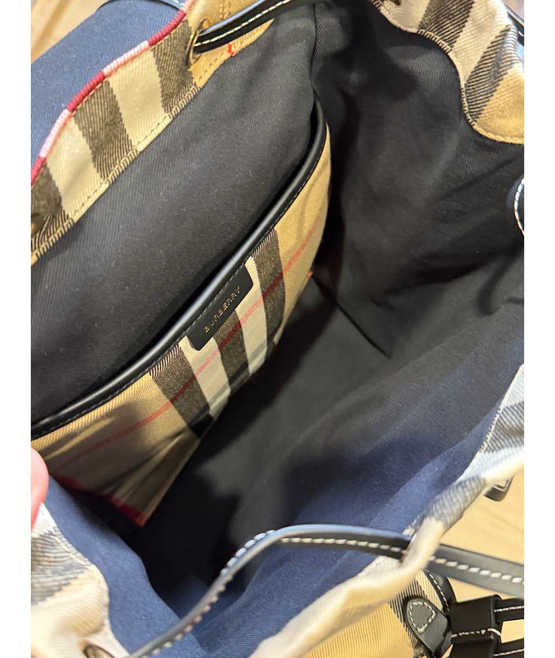 BURBERRY Бежевый рюкзак, фото 4