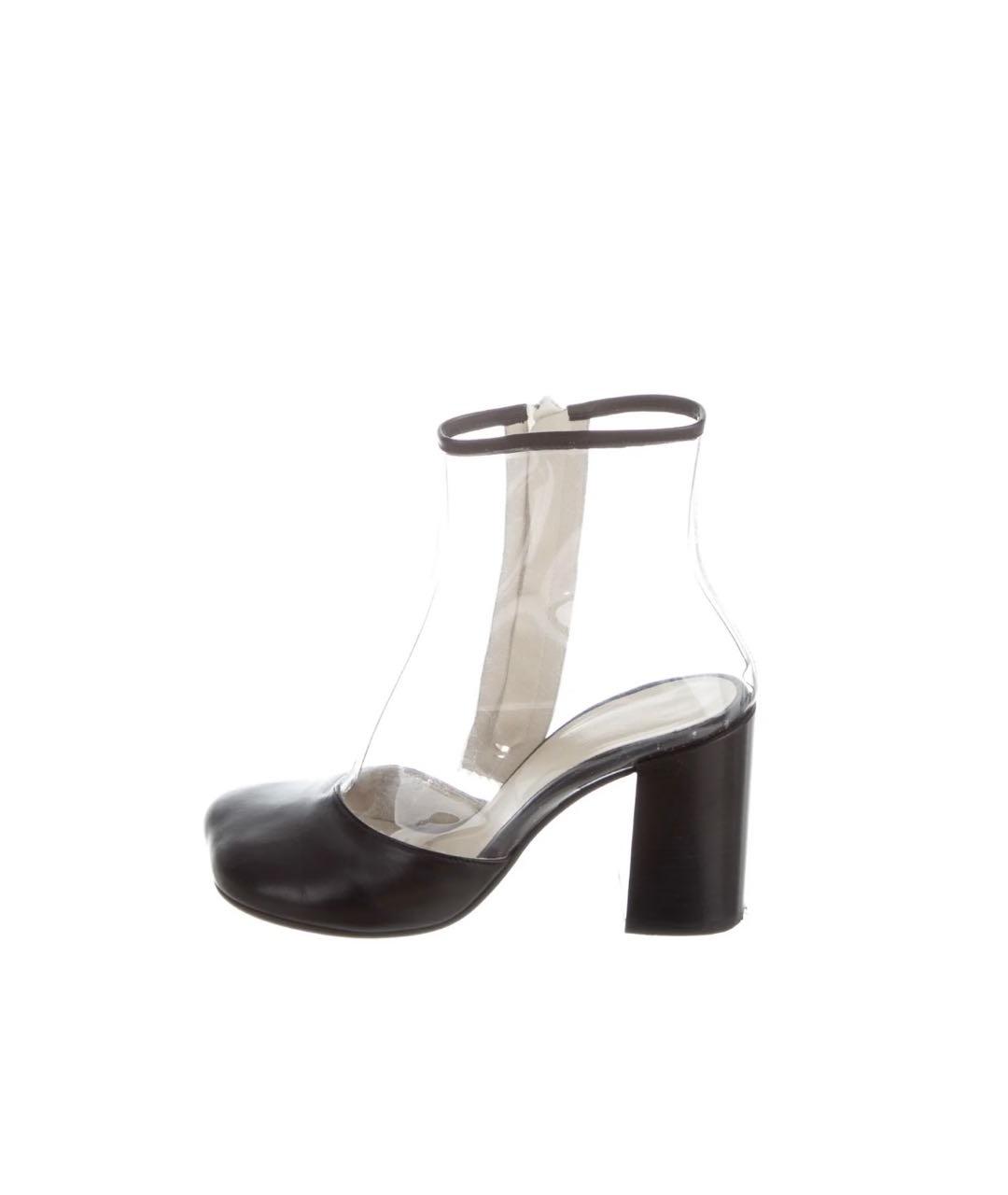 MM6 MAISON MARGIELA Черные кожаные сапоги, фото 9