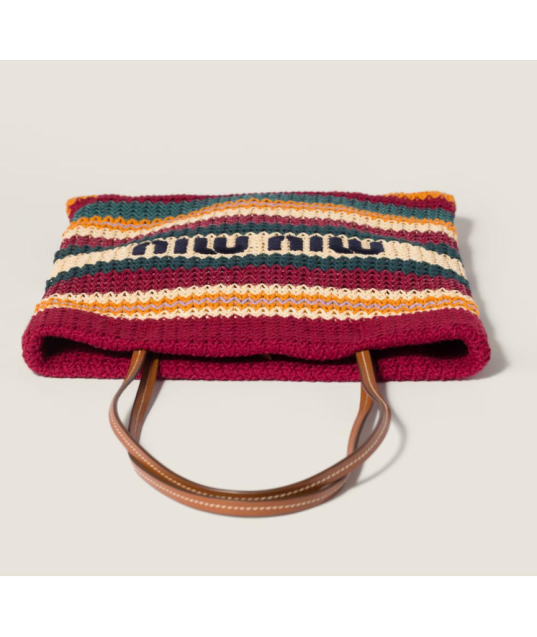 MIU MIU Мульти пелетеная сумка тоут, фото 2