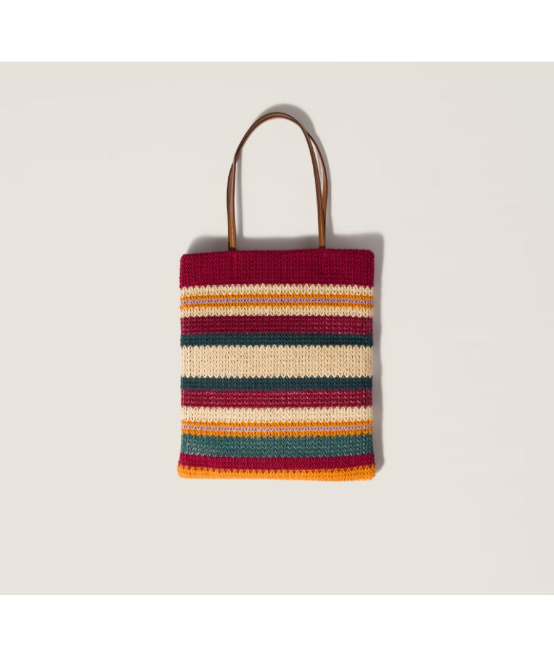 MIU MIU Мульти пелетеная сумка тоут, фото 3