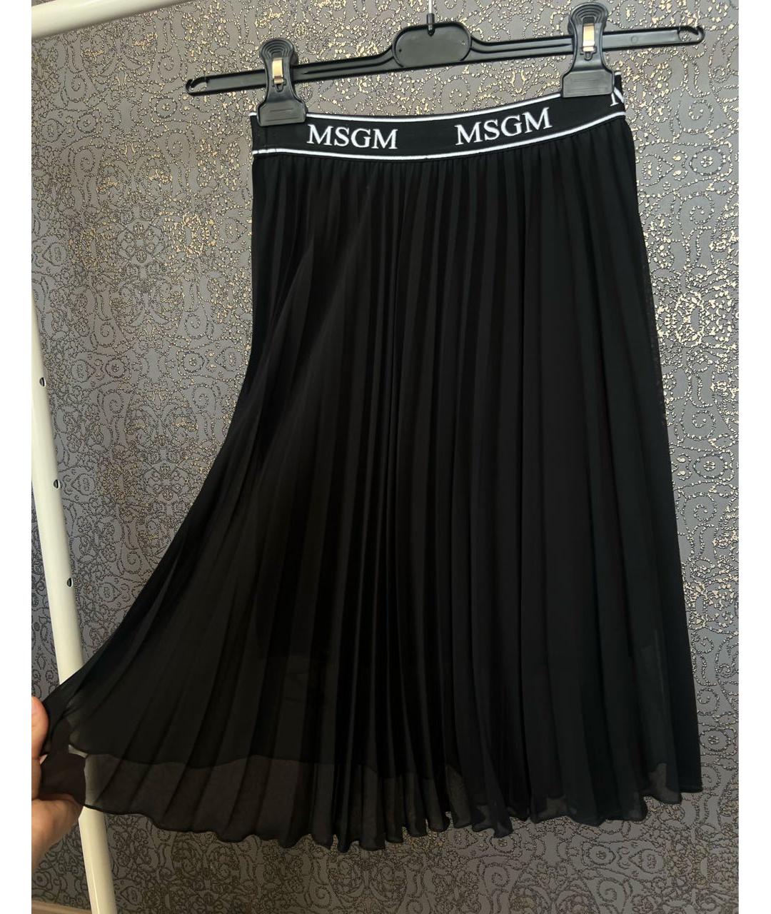 MSGM Черная юбка, фото 4