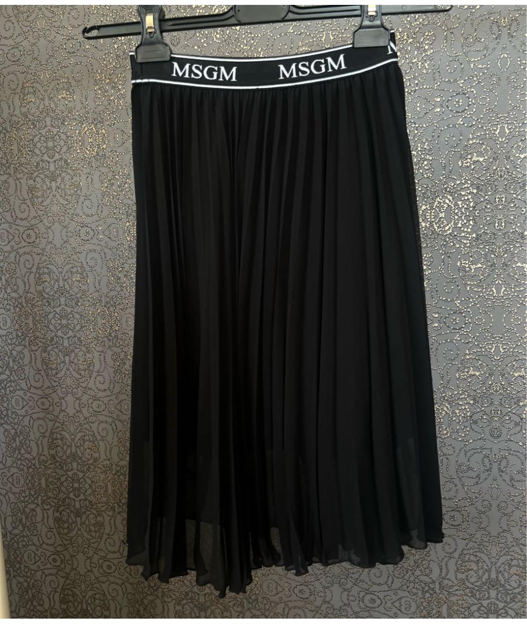 MSGM Черная юбка, фото 2
