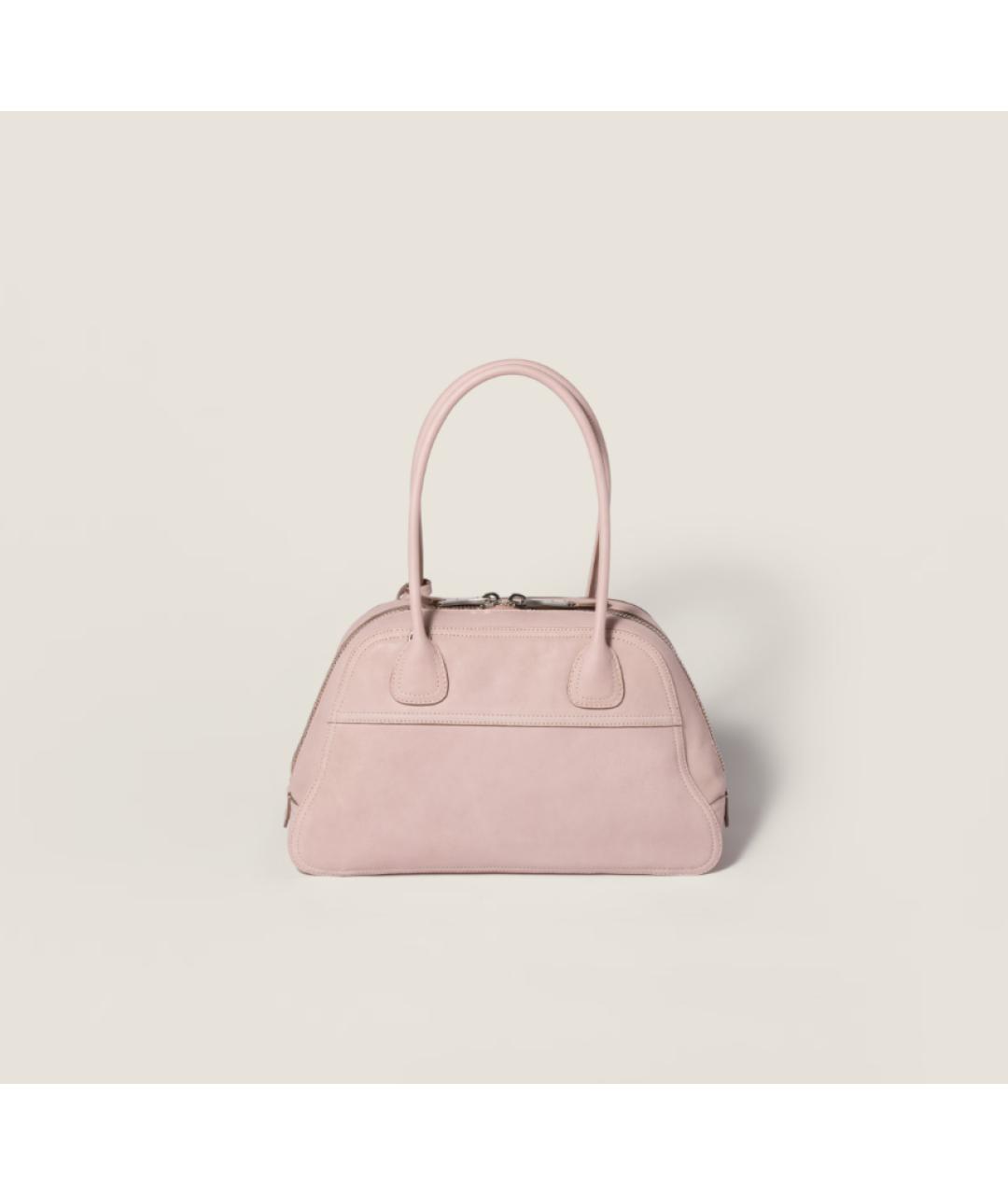 MIU MIU Розовая кожаная сумка через плечо, фото 3