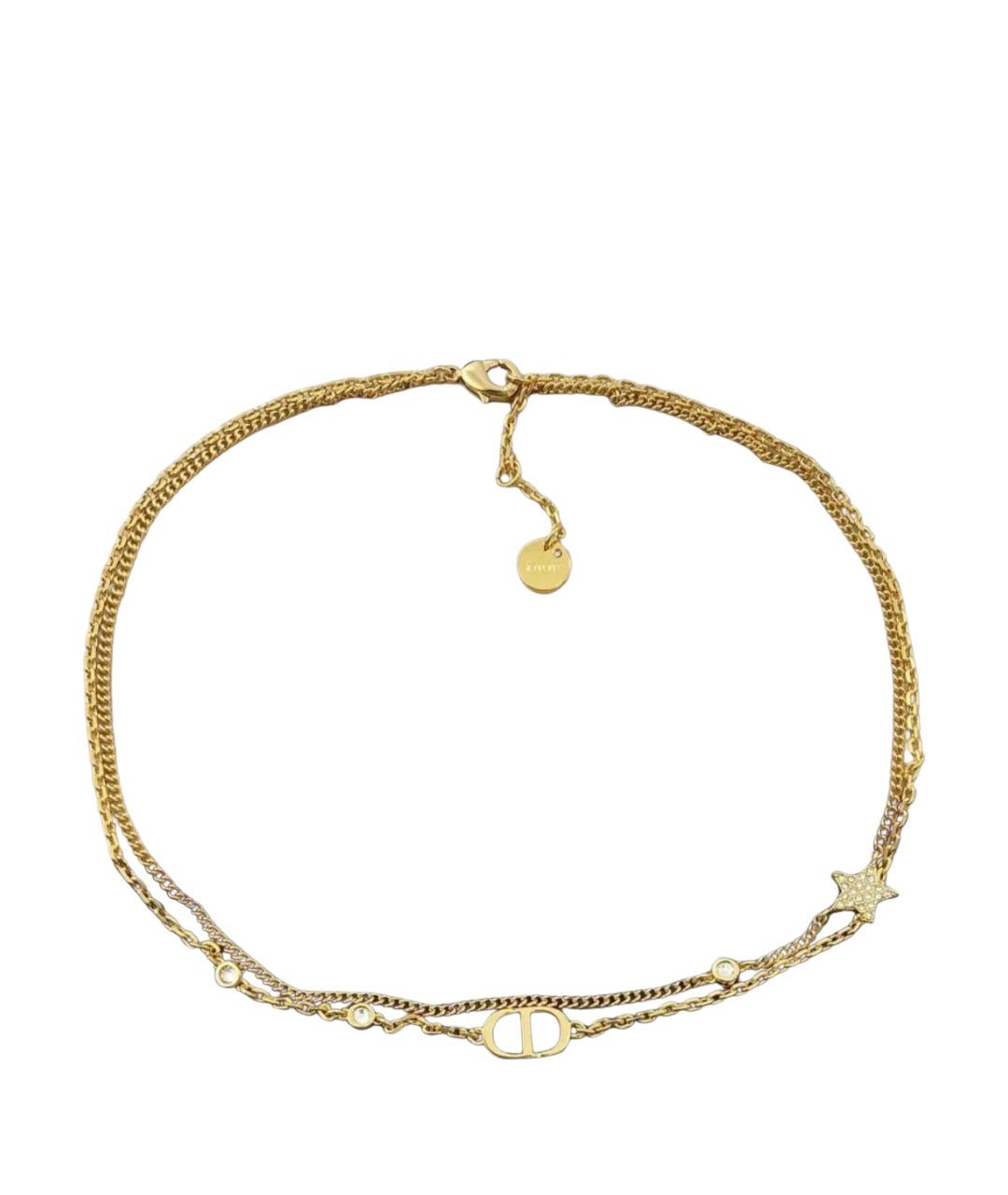 CHRISTIAN DIOR Золотое колье, фото 1
