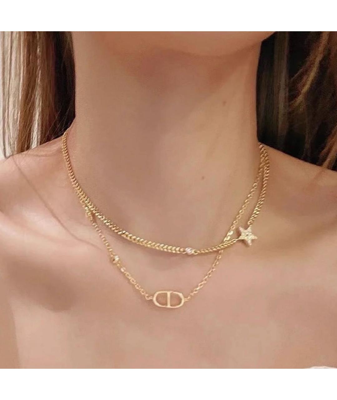 CHRISTIAN DIOR Золотое колье, фото 5