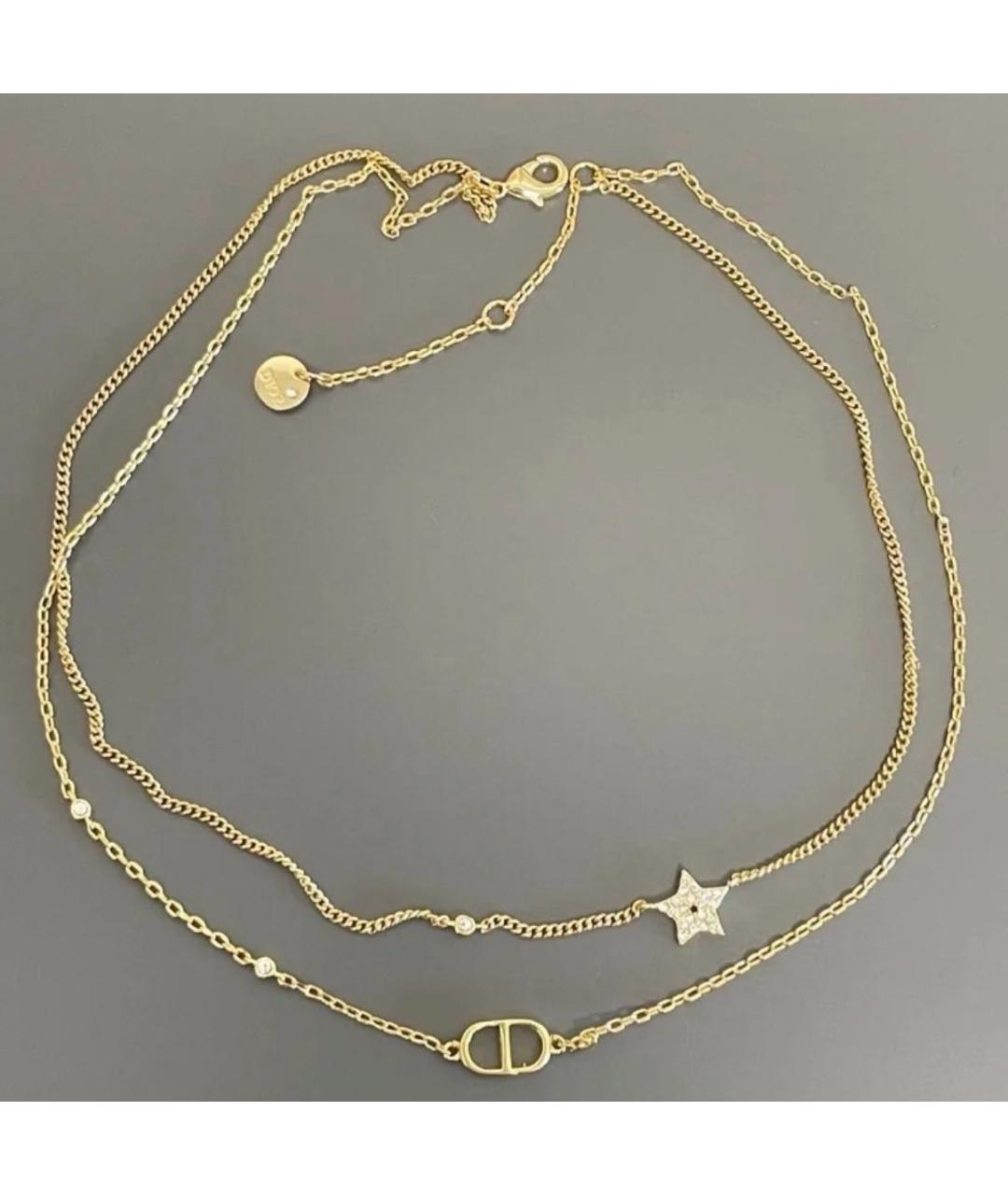 CHRISTIAN DIOR Золотое колье, фото 2