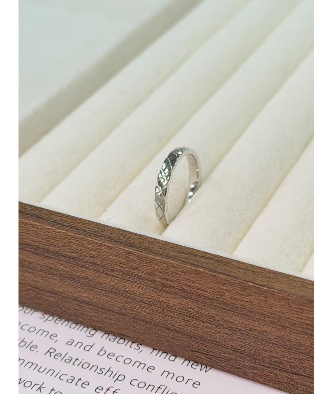 CHANEL Серебряное кольцо из белого золота, фото 3