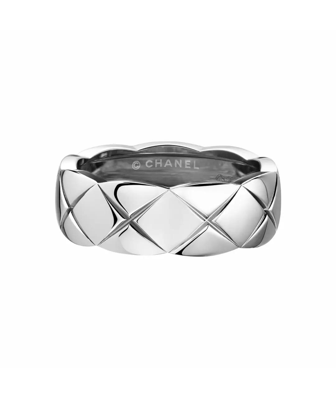 CHANEL Серебряное кольцо из белого золота, фото 1