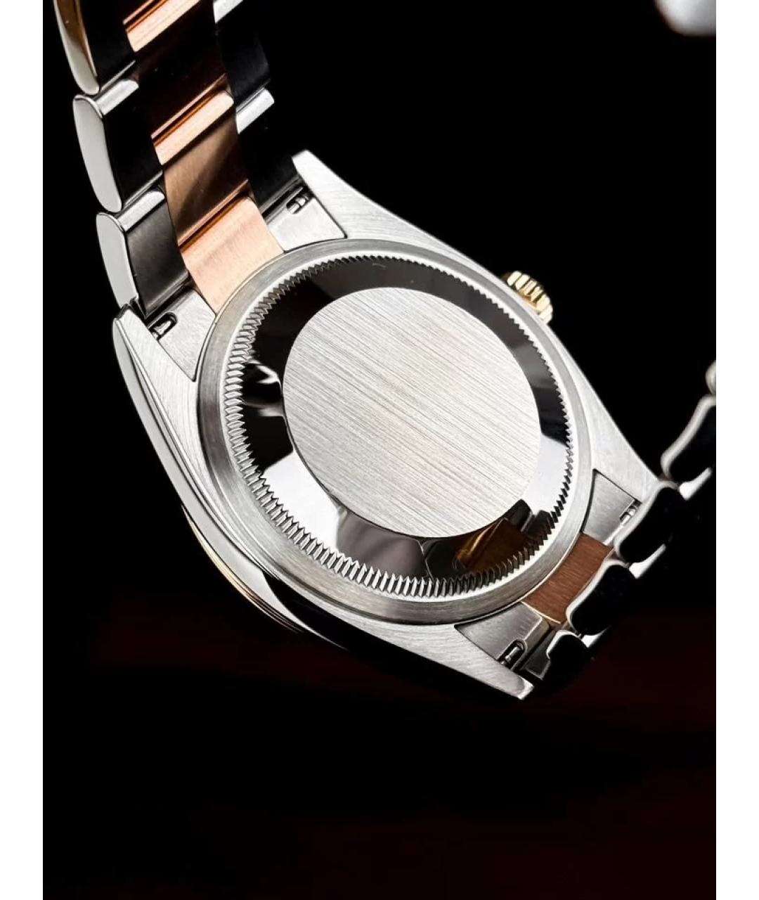 ROLEX Серые часы из розового золота, фото 5