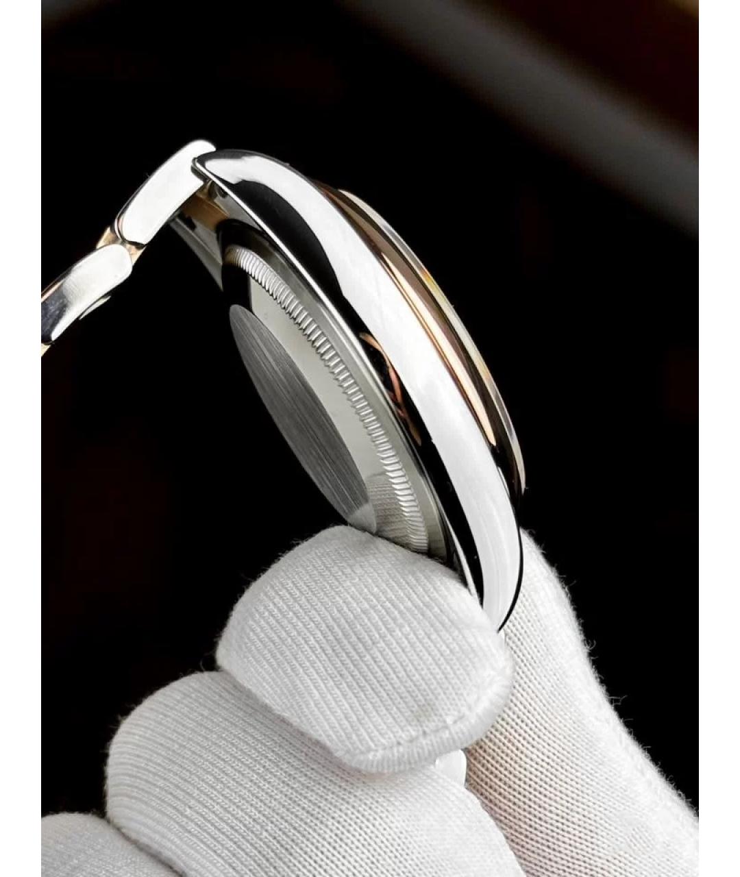 ROLEX Серые часы из розового золота, фото 4