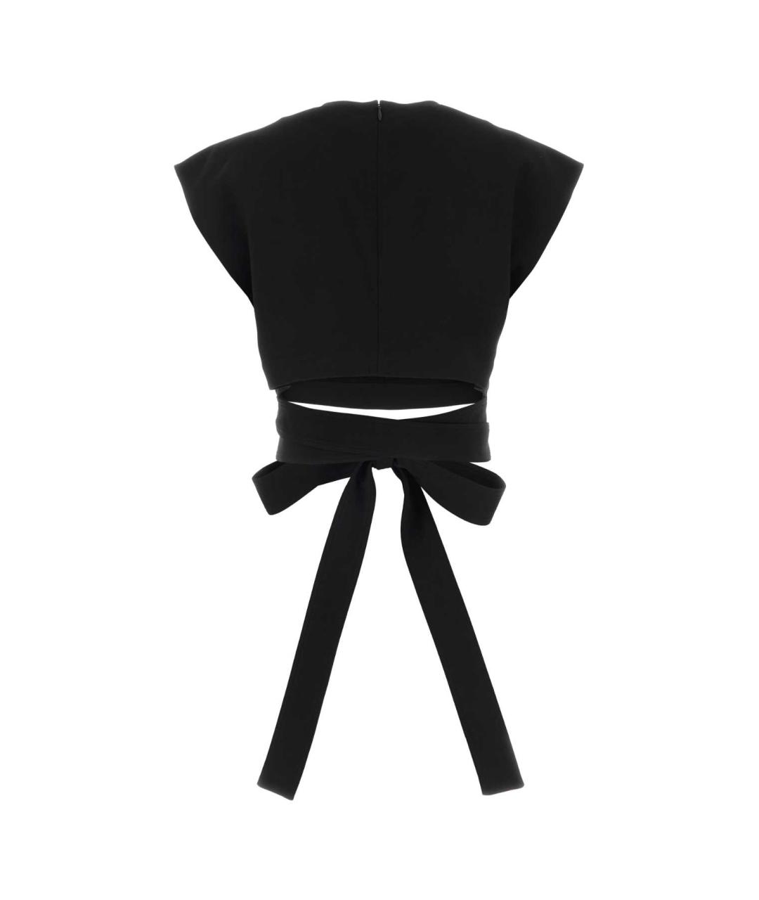 ALAIA Черная шерстяная футболка, фото 2