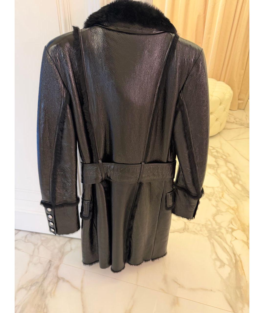 BALMAIN Черная дубленка, фото 3
