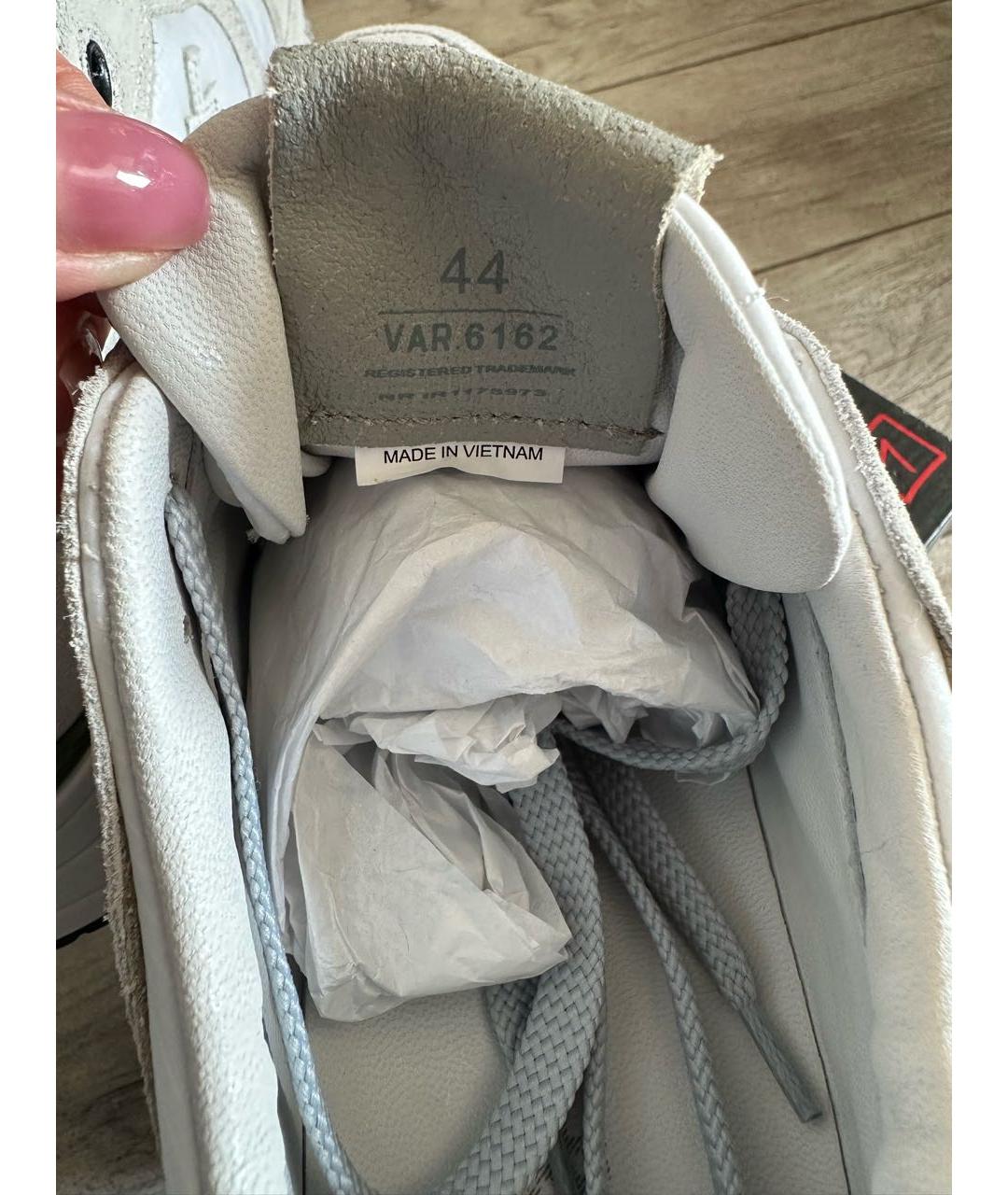 PREMIATA Белые замшевые низкие кроссовки / кеды, фото 5