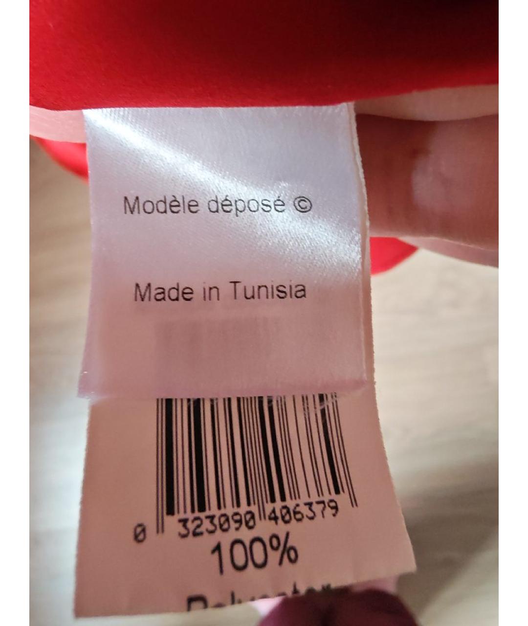 KENZO Красное полиэстеровое коктейльное платье, фото 4