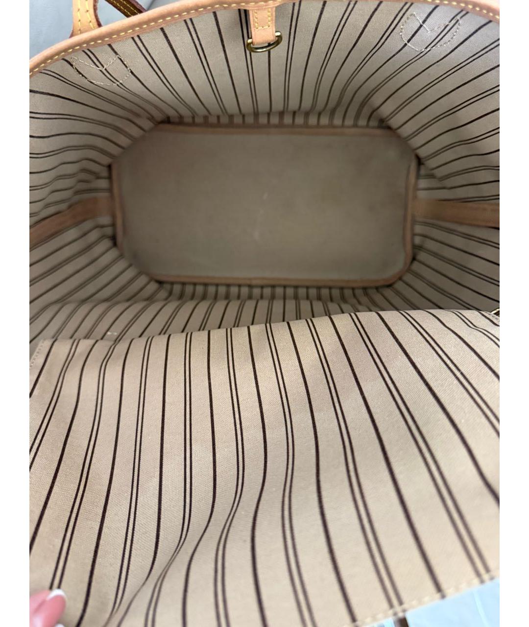 LOUIS VUITTON Коричневая сумка тоут, фото 3