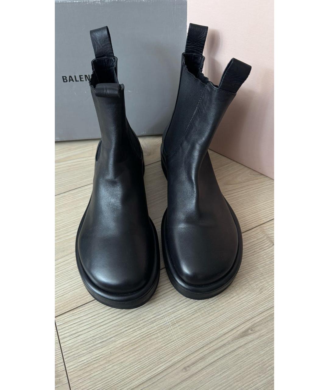 OFFICINE CREATIVE Черные кожаные ботинки, фото 2