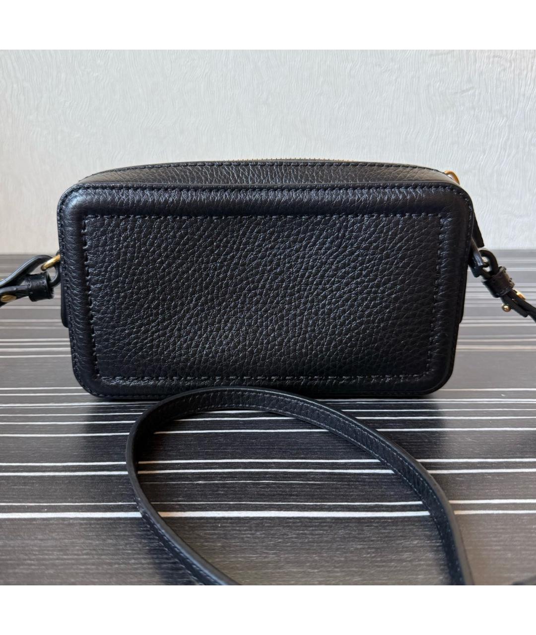 VALENTINO Черная кожаная сумка через плечо, фото 3