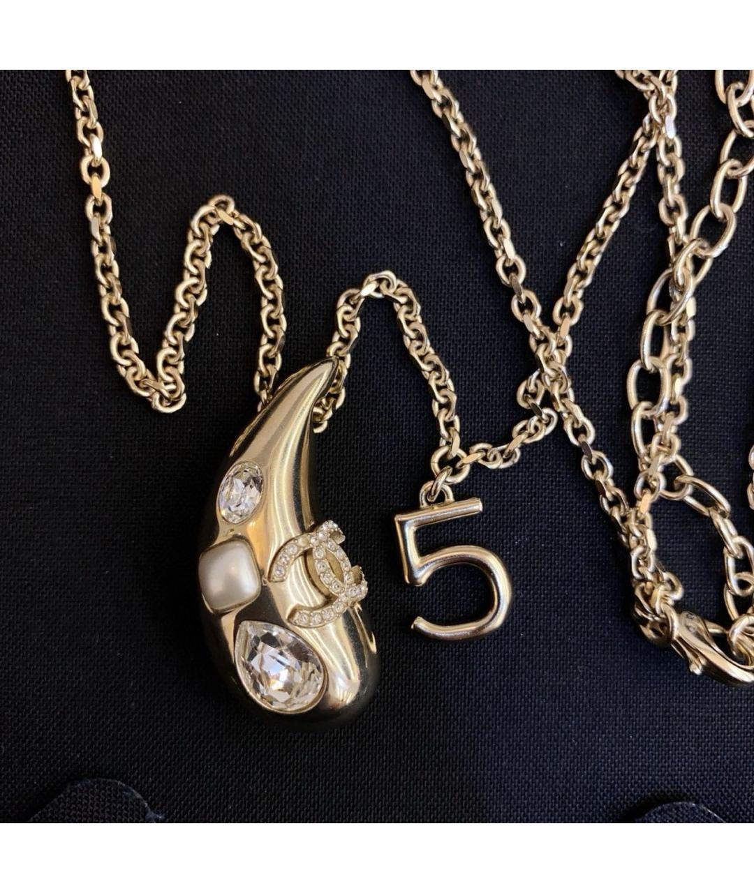 CHANEL Золотое колье, фото 3