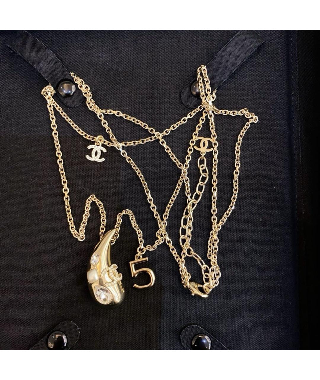 CHANEL Золотое колье, фото 2