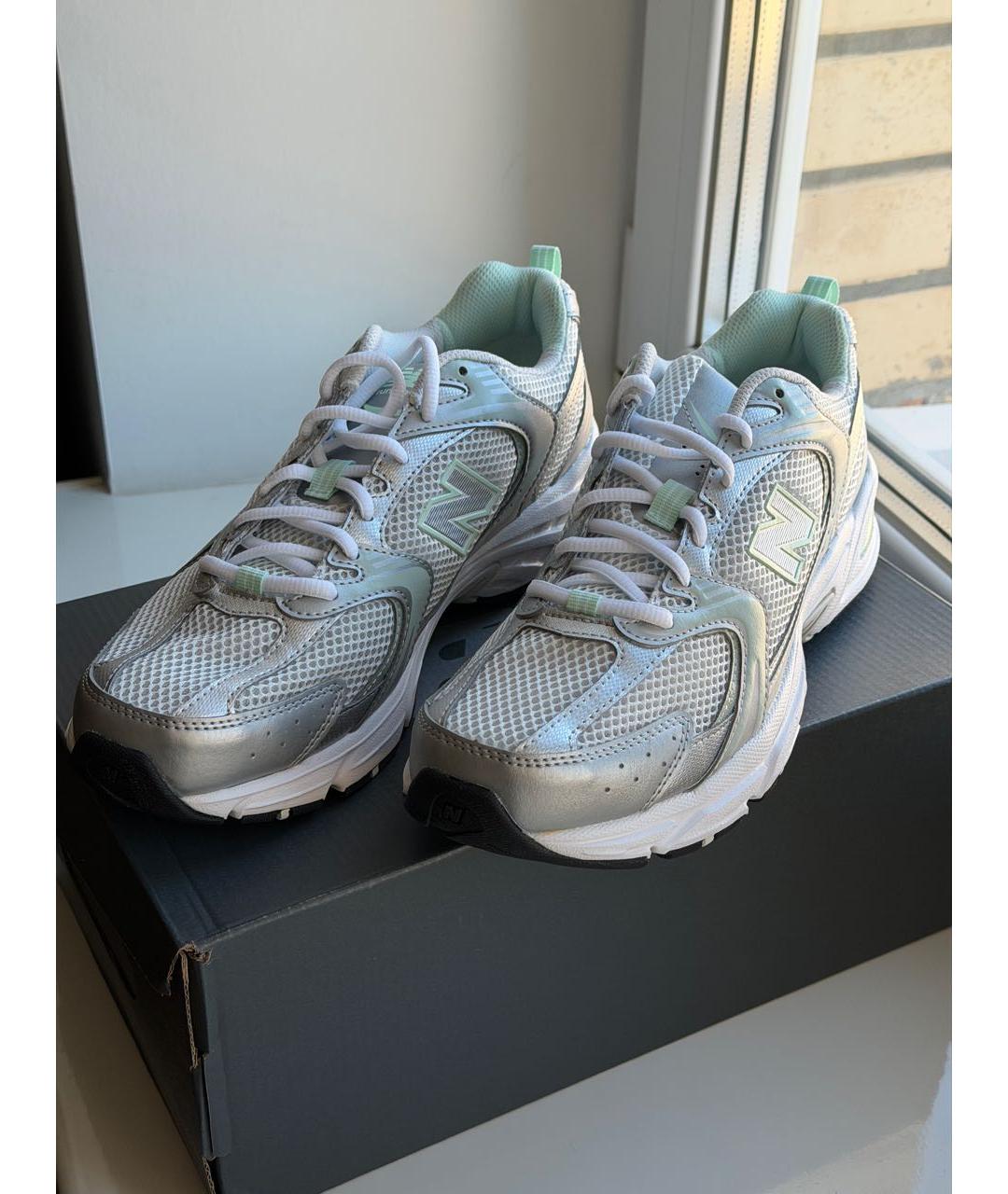 NEW BALANCE Серебряные кроссовки, фото 2