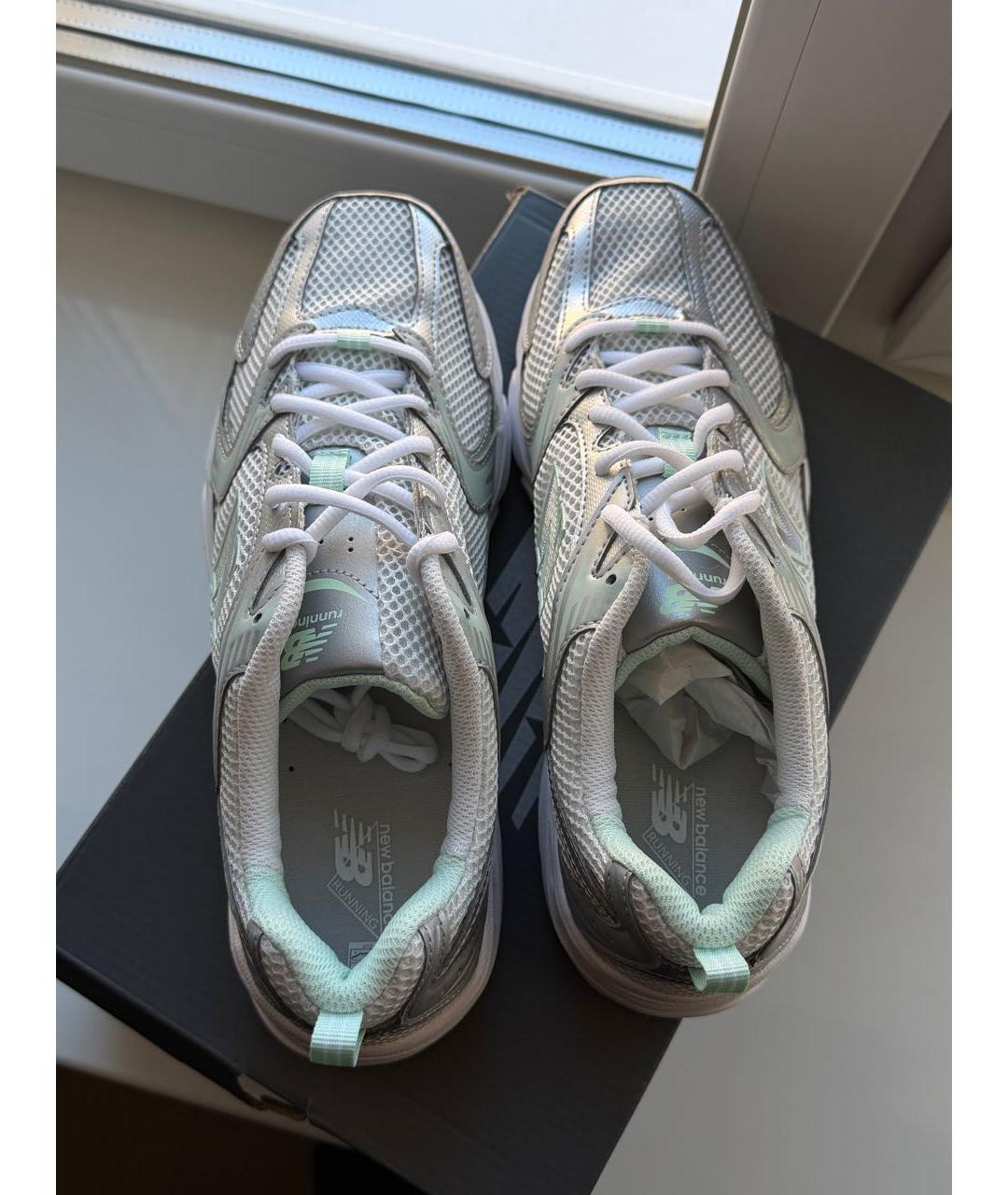 NEW BALANCE Серебряные кроссовки, фото 3