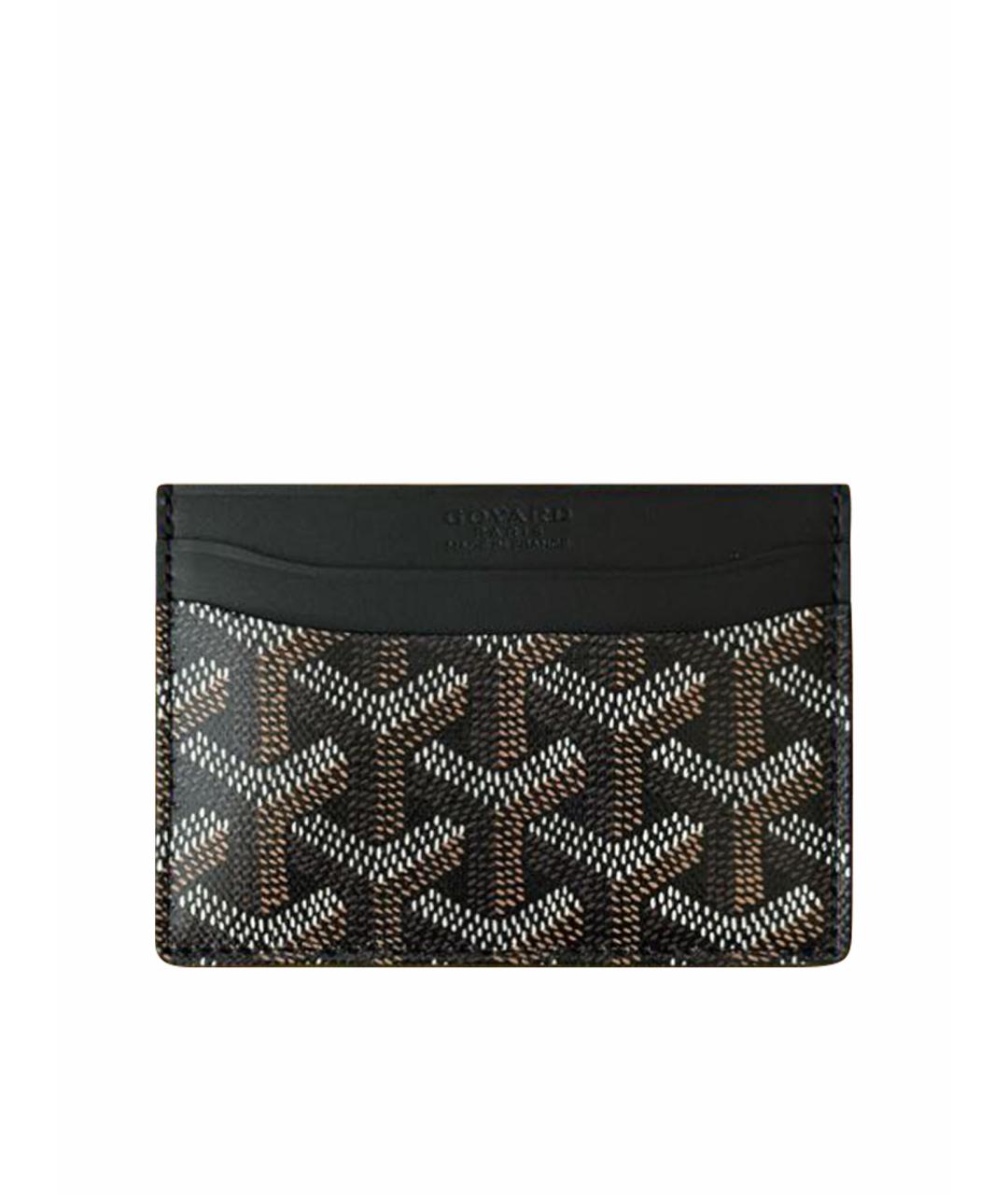 GOYARD Черный кожаный кардхолдер, фото 1