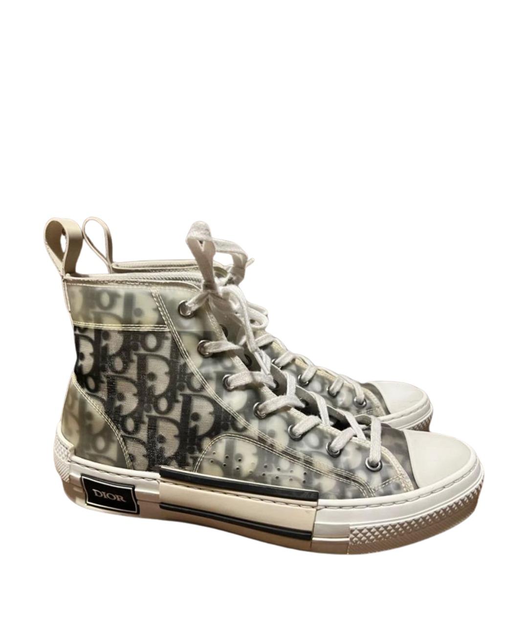 CHRISTIAN DIOR Белые резиновые кеды, фото 1