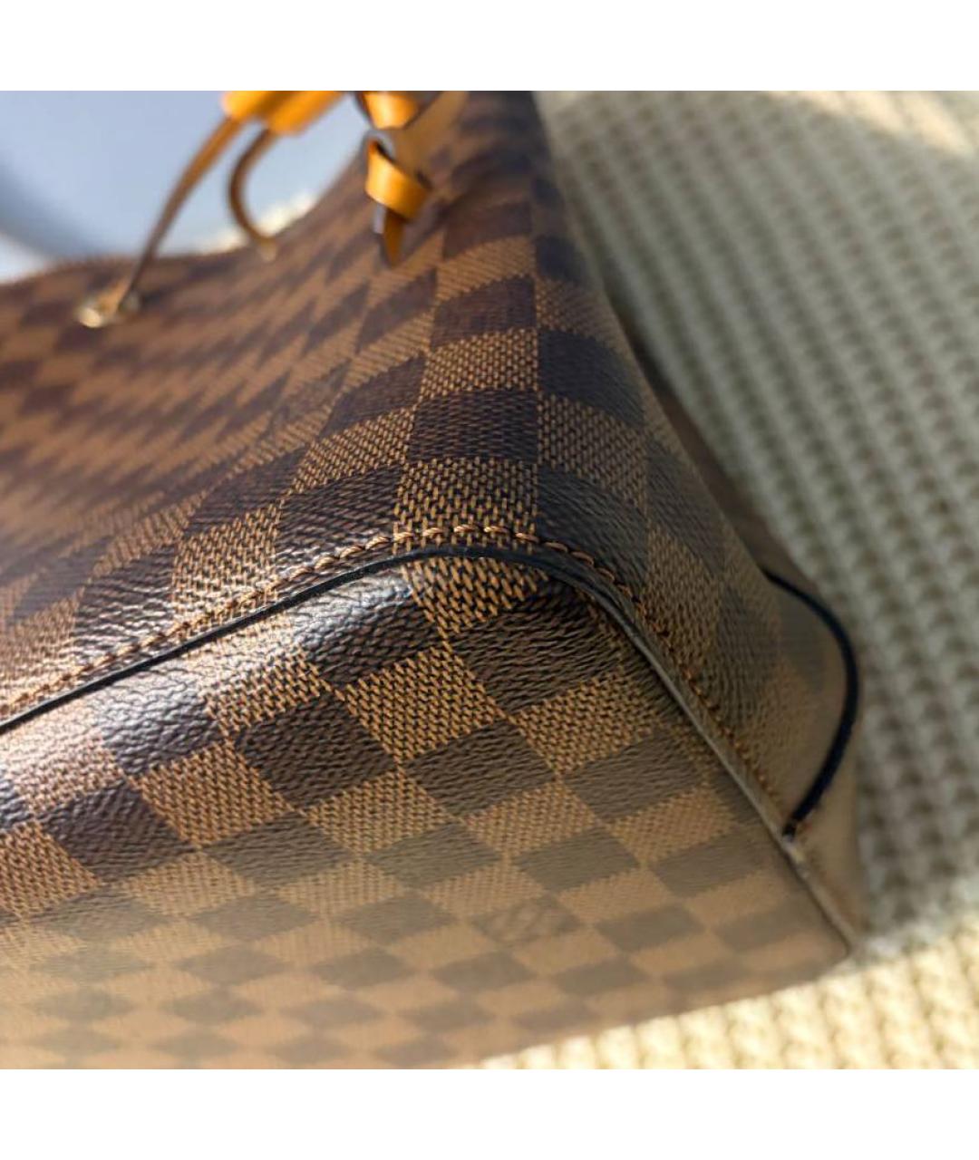 LOUIS VUITTON Коричневая сумка через плечо, фото 4