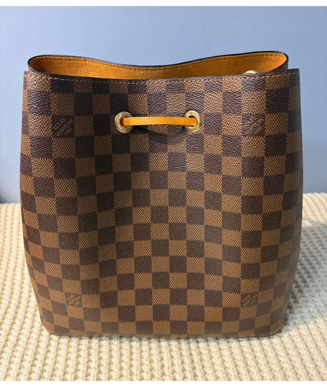 LOUIS VUITTON Коричневая сумка через плечо, фото 2