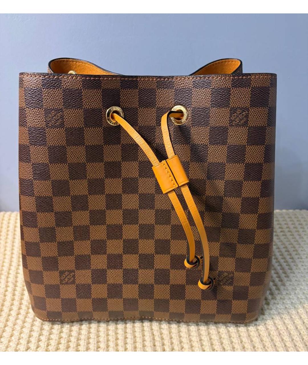 LOUIS VUITTON Коричневая сумка через плечо, фото 9