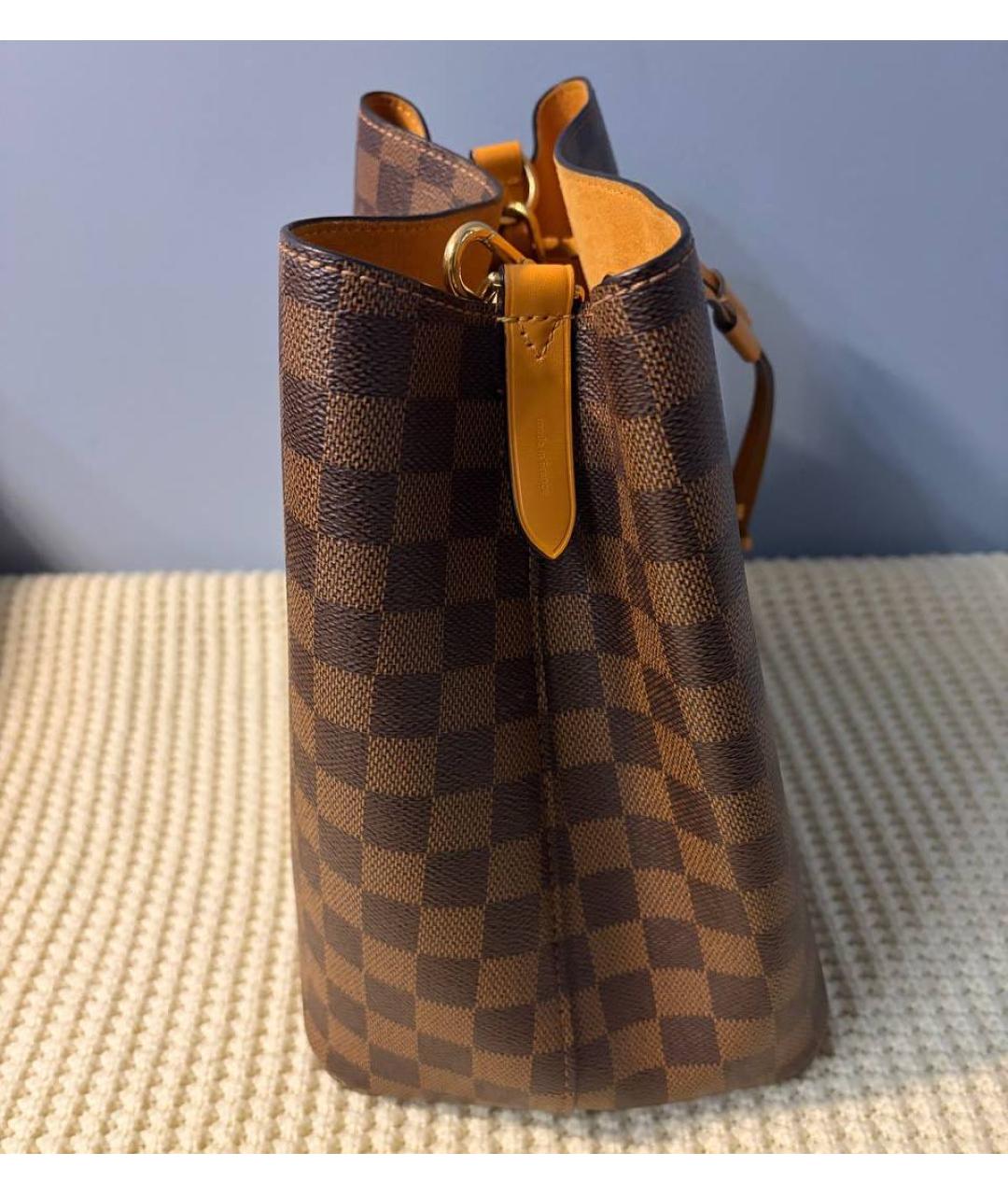 LOUIS VUITTON Коричневая сумка через плечо, фото 3