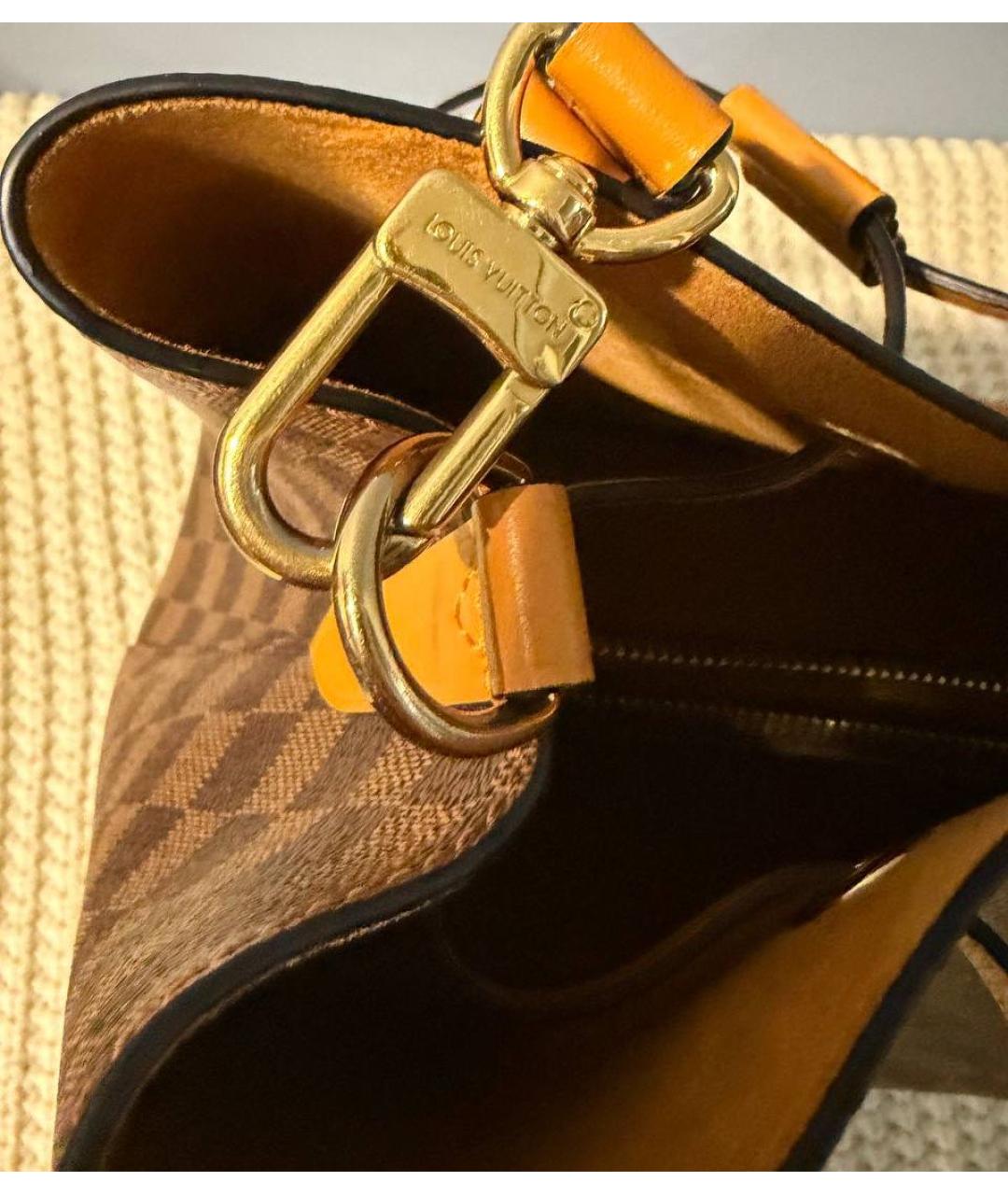 LOUIS VUITTON Коричневая сумка через плечо, фото 8